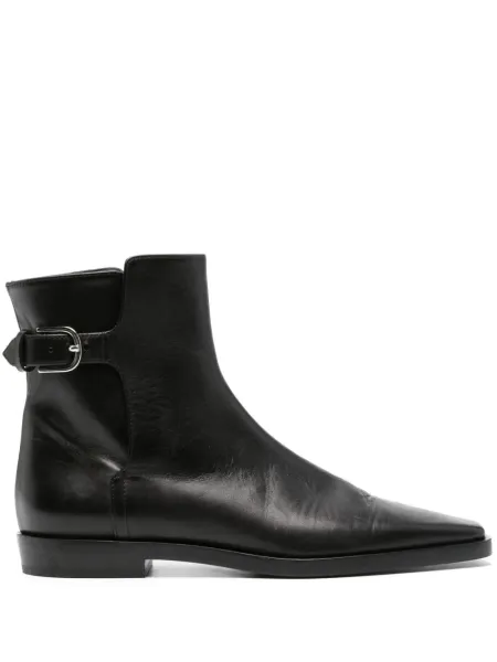 Belted Leather Boot
