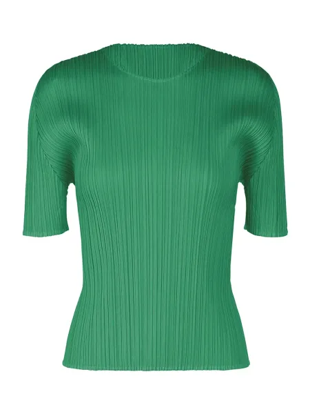 Pleats Please July Colors Top Fresh Green