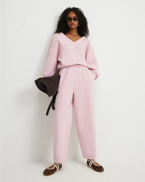 River Island Premium Barrel Leg Joggers