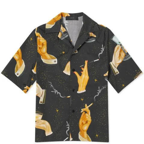 Champagne Short Sleeve Vacation Shirt