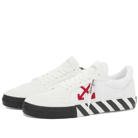 Low Vulcanised Canvas Suede Sneaker