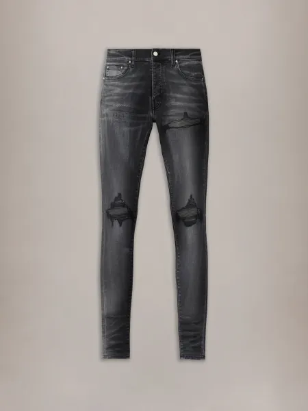 WAXED MX1 JEAN - Waxed Charcoal