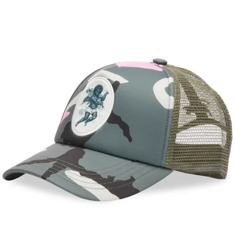 Woodland Camo Trucker Cap