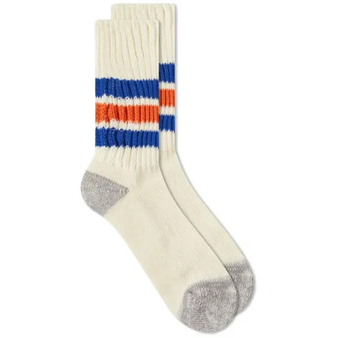 Coarse Ribbed Old School Crew Sock