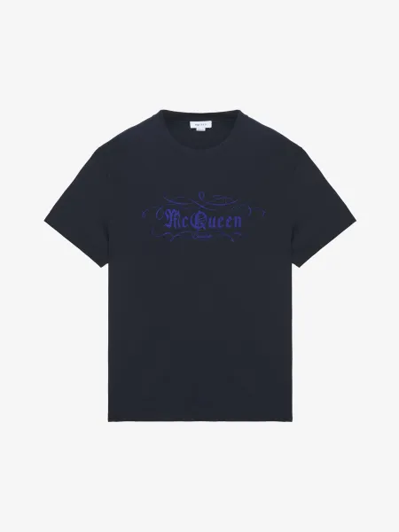 McQueen Script Print T-shirt