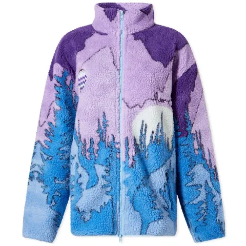 Mountains Should Be Climbed Teddy Fleece Jack