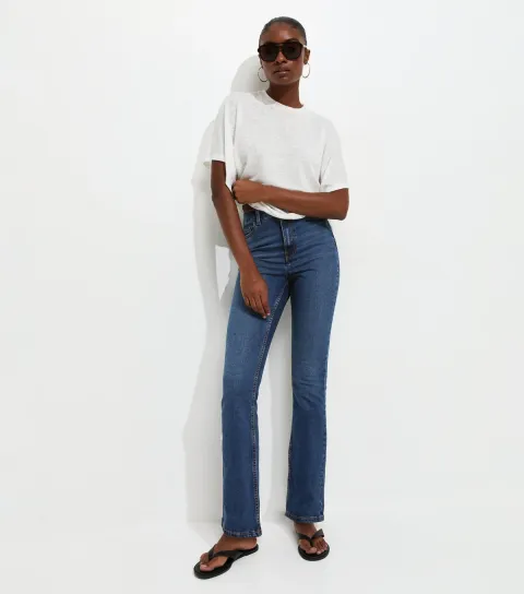 Women's Blue Dee Bootcut Leg Jeans
