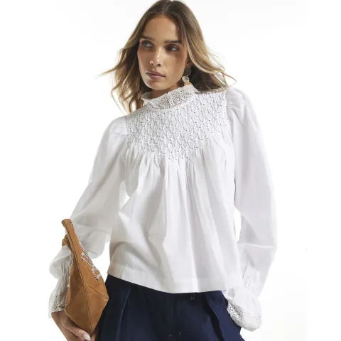 River Island Poplin Smock Blouse