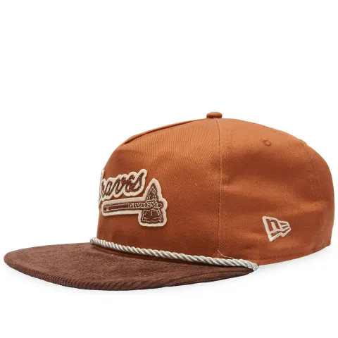 Atlanta Braves Cord Golfer Adjustable Cap