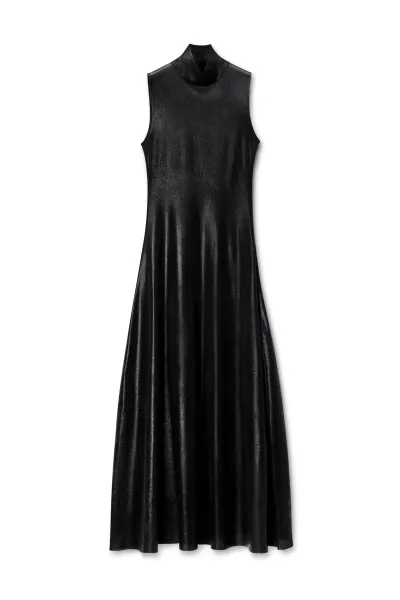 Sleeveless Turtleneck Dress