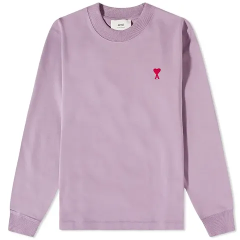 AMI Long Sleeve Small A Heart T-Shirt