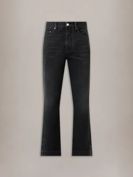 STRAIGHT FLARE JEAN - Vintage Black