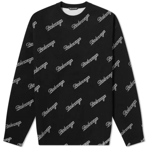 Script Logo Crew Knit