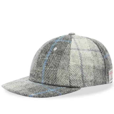 Harris Tweed Plaid 6 Panel Cap