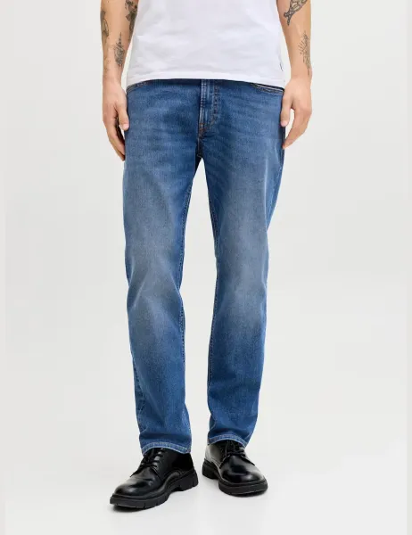Jack & Jones Regular Fit Cotton Rich Jeans Blue Denim