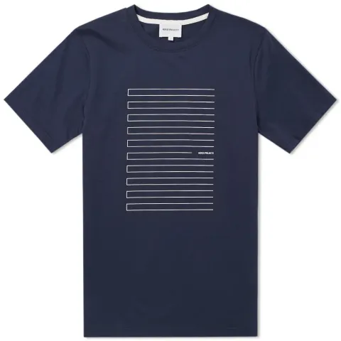Niels Stripe Screen Logo Tee