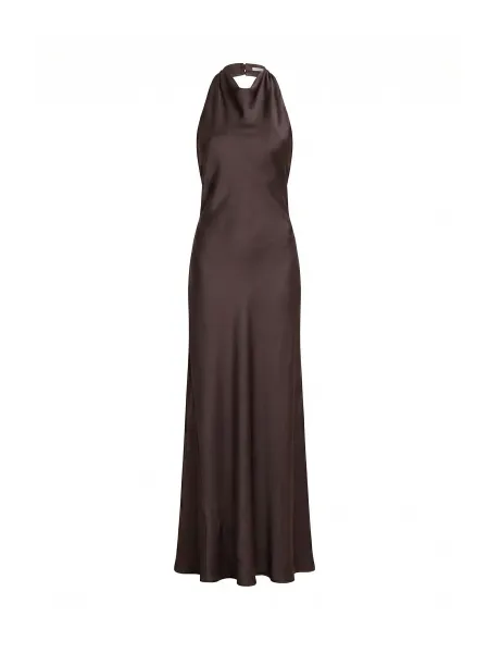 Forever New Drew Halter Neck Back Tie Maxi Dress