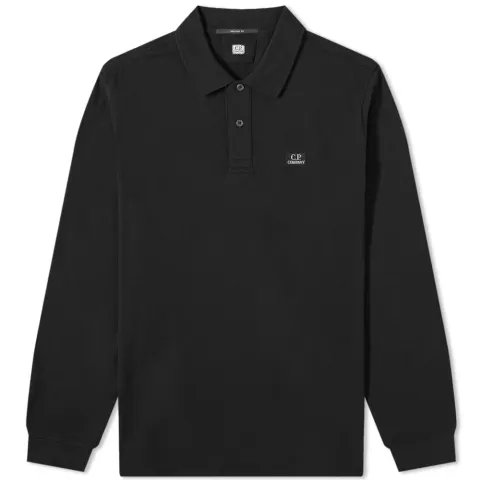 Patch Logo Long Sleeve Polo