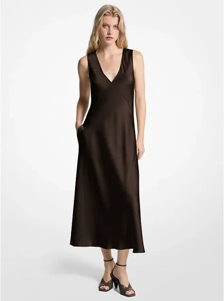 Satin Midi Dress
