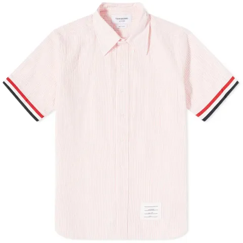 Grosgrain Cuff Seersucker Shirt
