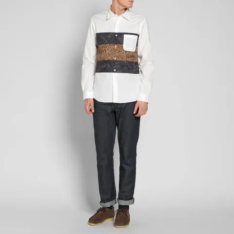 Fabric Mix Shirt