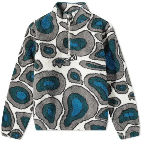 Amethist Geode Sherpa Half Zip Fleece
