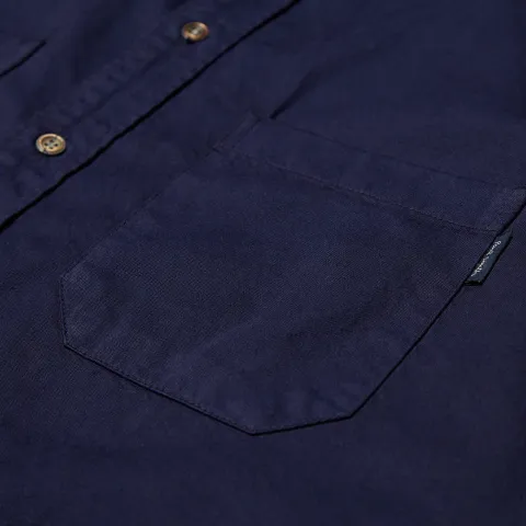 Button Down Garment Dyed Heavy Twill Shirt