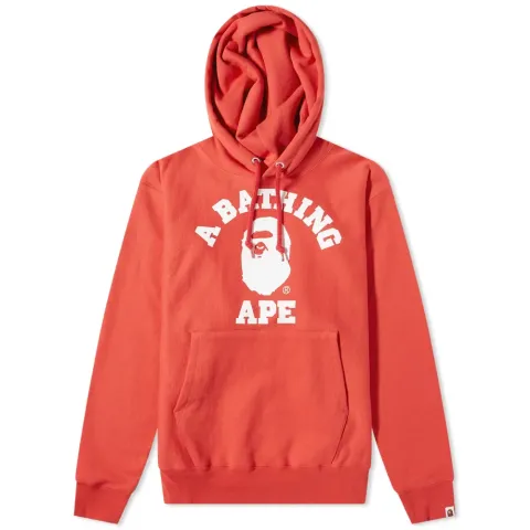 Classic College Relaxed Fit Pullover Hoodie