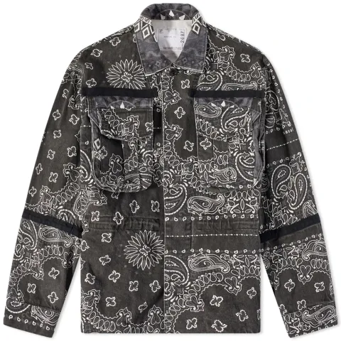 Bandana Print Chore Jacket