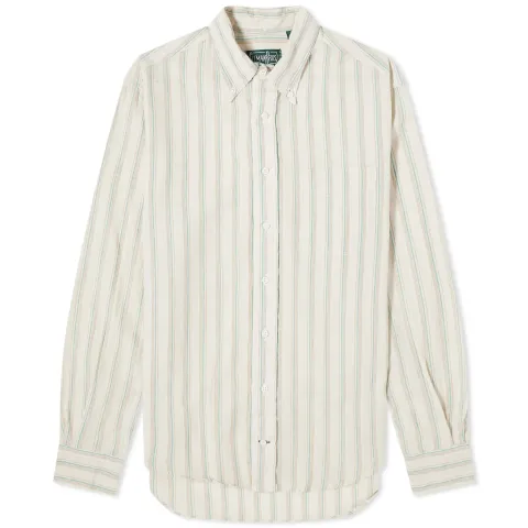 Button Down Cabana Stripe Shirt