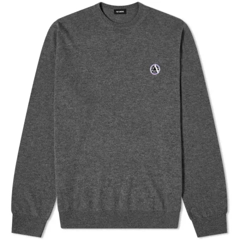 Embroidered Round Neck Knit