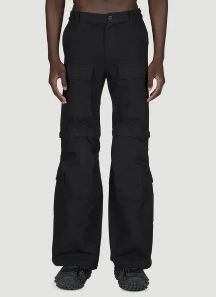Flared Cargo Pants