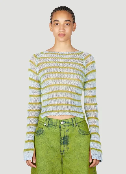 Striped Knit Sweater