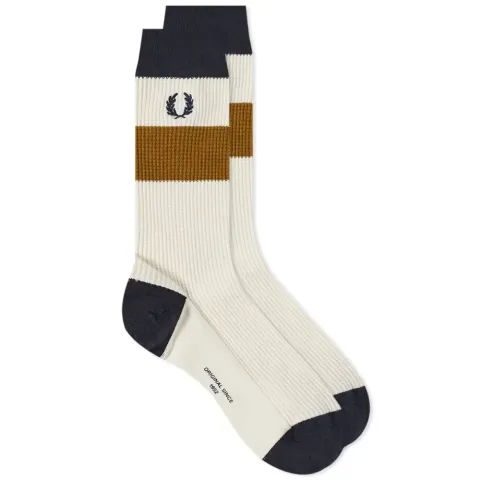 Waffle Stripe Sock