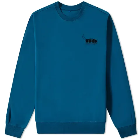 Small Embroidered Logo Crew Sweat