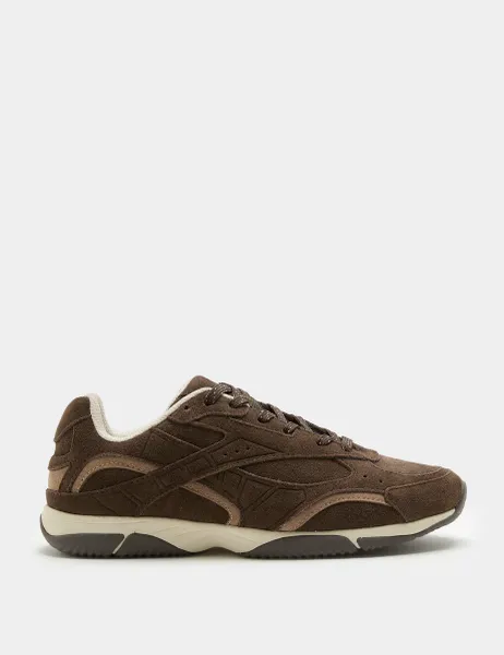 Marks & Spencer Suede Side Detail Trainers Brown