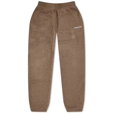 Mohair Blend Knit Sweatpants