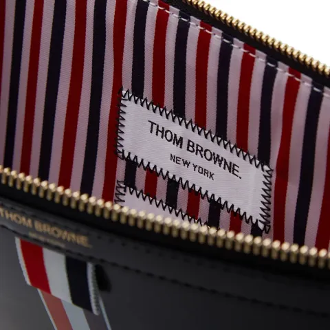 Printed Stripe Medium Zip Document Holder