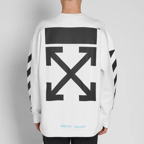 Diagonals Silver Chirico Crew Sweat