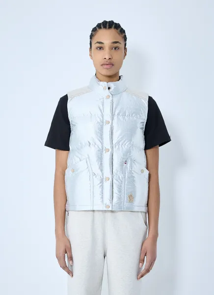Pinchot Lamé Down Gilet