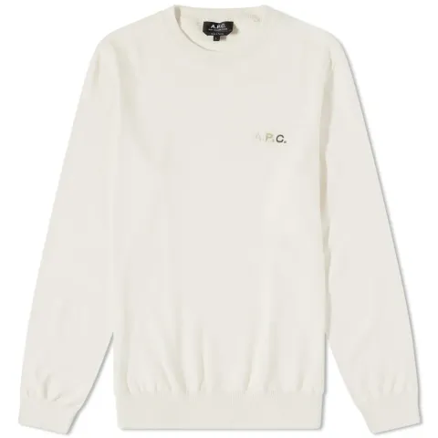 A.P.C Sylvain Logo Crew Knit