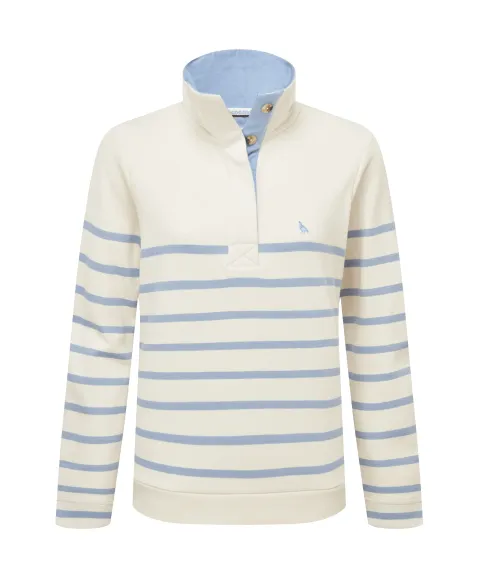 Schöffel Country Sandown Sweatshirt - Pale Stone Stripe