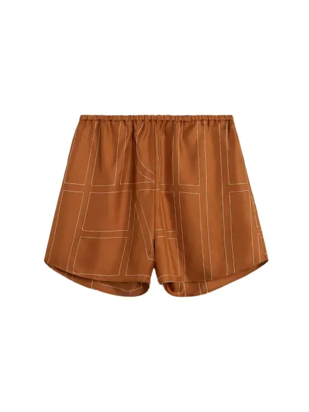 Silk Shorts Terracota