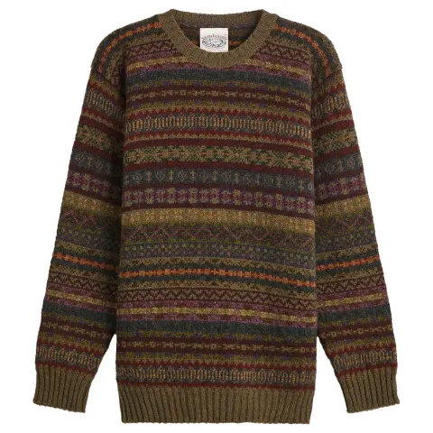 Jamieson's of Shetland Fair Isle Crew Knit