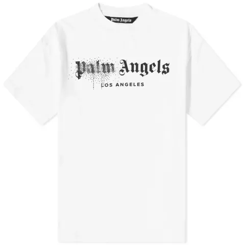 Rhinestone Sprayed Logo T-Shirt