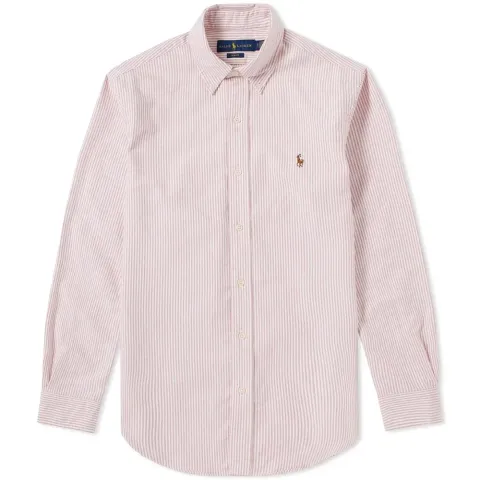 Button Down Stripe Oxford Shirt