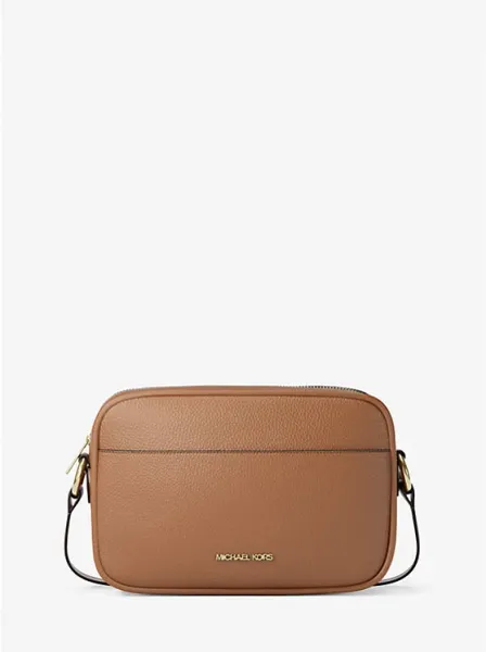 Michael Kors Jet Set Pebbled Leather Camera Crossbody Bag
