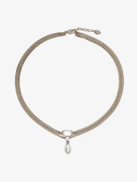 Skull & Crystal Necklace