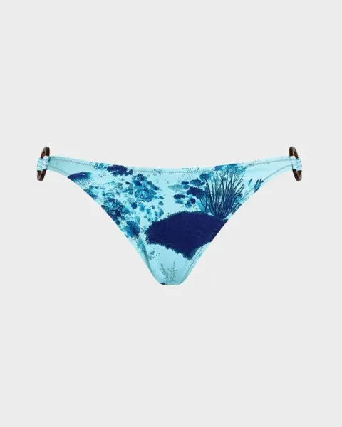 Vilebrequin Women Mini Brief Bikini Bottom Coral Reef