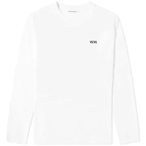 Long Sleeve Mark Back Print T-Shirt